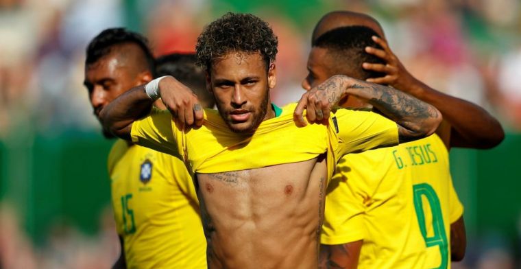 WK-favoriet Brazilië maakt indruk in uitzwaaiwedstrijd: hoofdrol voor Neymar