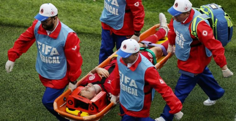 Deense dreun: einde WK voor basiskracht na knietje van Farfán