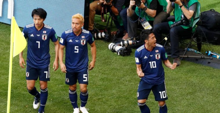 Japan wint verrassend van outsider Colombia na razendsnelle rode kaart en penalty