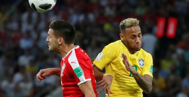 Brazilië stuurt Tadic naar huis en gaat met Zwitserland naar achtste finales