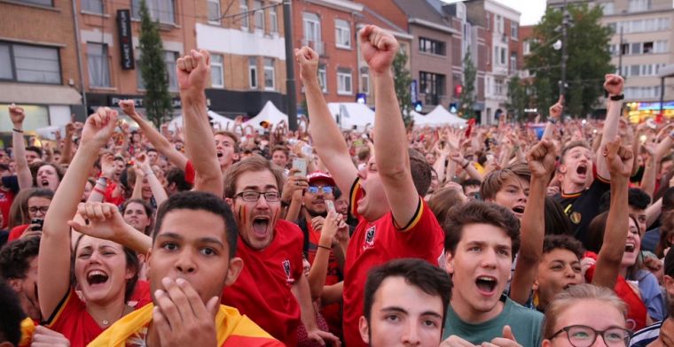Volksfeest barst los in België na fantastische WK-stunt tegen Brazilië