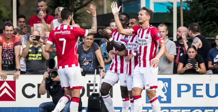 PSV slaat diep in de tweede helft genadeloos toe en boekt grote oefenzege