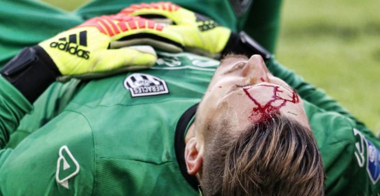 Ajax' sta-in-de-weg gehavend: 'Alleen als ik mijn hoofd omlaag hou, voel ik pijn'