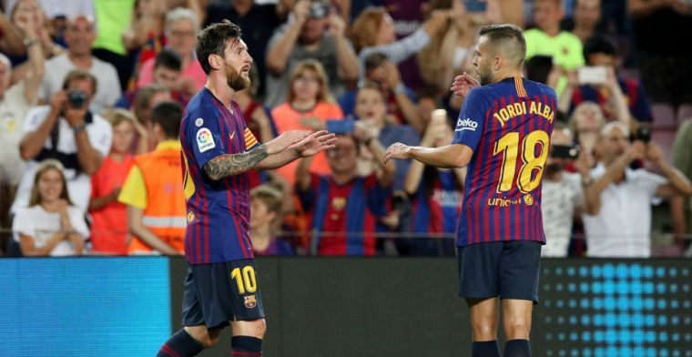 Messi neemt Barcelona bij de hand tegen Alavés met jubileumdoelpunt