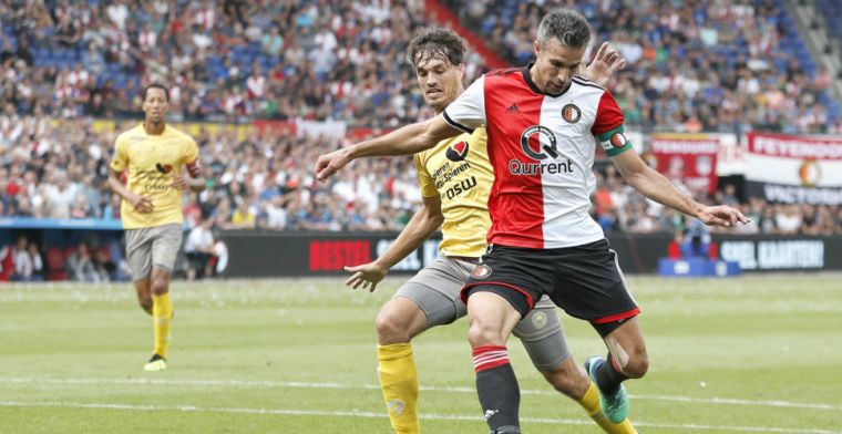 Feyenoord is stadsgenoot Excelsior de baas: hakdoelpunt Van der Heijden