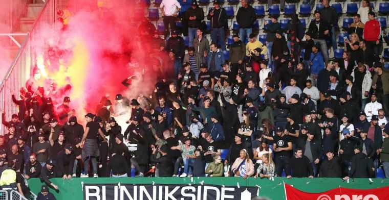 Wéér ellende in Sittard: fans van Fortuna en FC Utrecht rellen, één gewonde