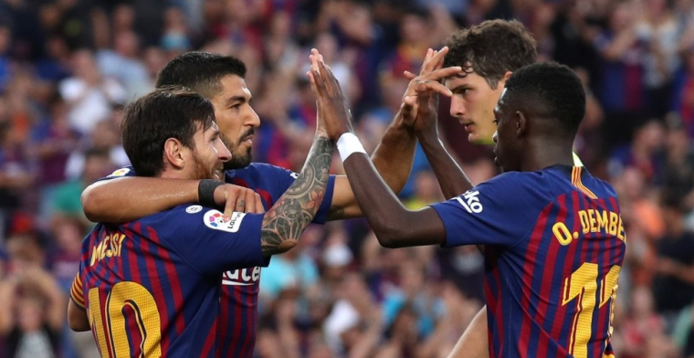 Barcelona laat niets heel van promovendus en geeft galashow weg in Camp Nou