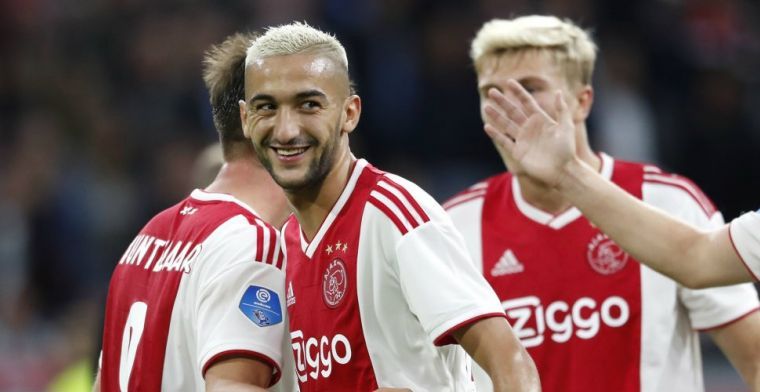 Ziyech: 'Ik was persoonlijk rond met Roma, maar kan Ajax niets kwalijk nemen'