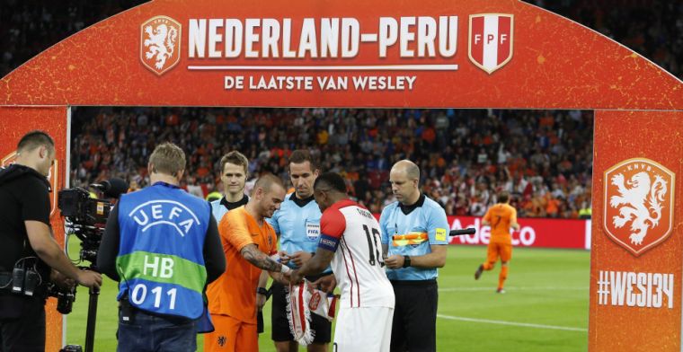 LIVE: Oranje sluit afscheidswedstrijd van Sneijder winnend af (gesloten)