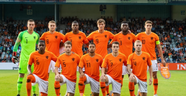 Mokerslag voor Jong Oranje: verlies in slotfase na rode kaart, EK heel ver weg