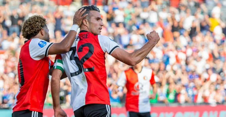 Van Persie blijft El Khayati en Ziyech voor en wint eerste Eredivisie-prijs