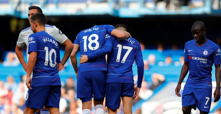 Hazard dé grote uitblinker bij foutloos Chelsea; Man City en Arsenal winnen ook