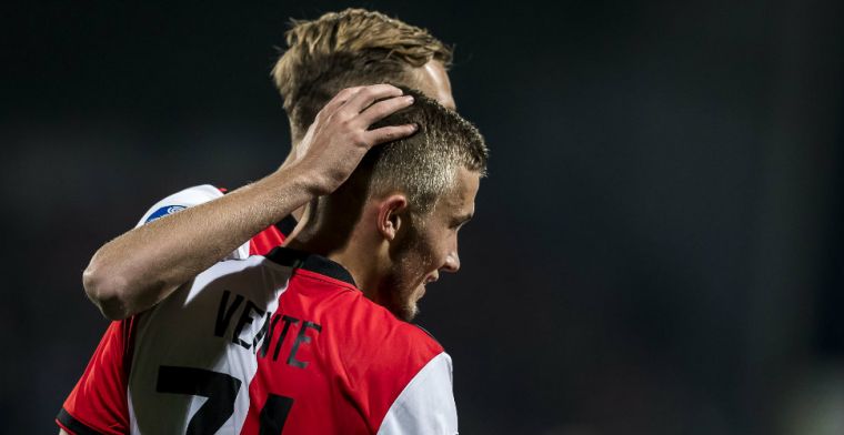 Vente maakt hattrick bij Feyenoord: Je kan eigenlijk niets goeds doen