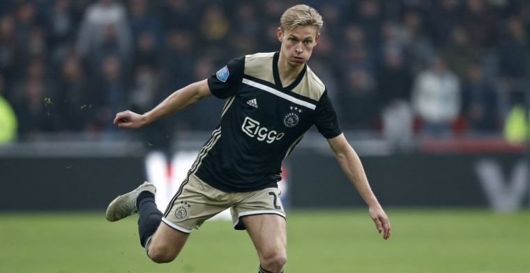 'Ajax wacht race tegen klok: De Jong ondanks intensieve behandeling vraagteken'