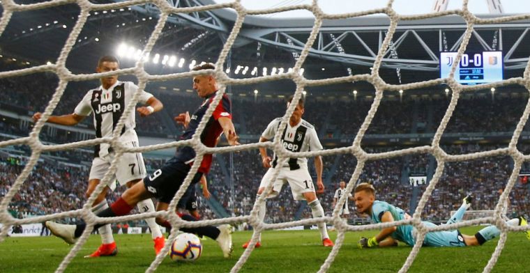 Jubileumtreffer van Ronaldo kan verrassende uitglijder van Juventus niet voorkomen