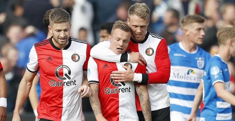 Feyenoord speelt één helft sterk en verslaat PEC Zwolle met duidelijke cijfers