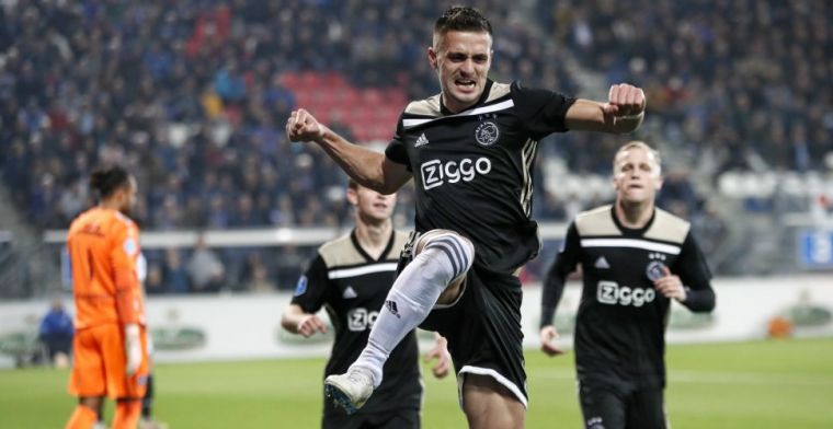 Tadic niet blij met Eredivisie-bal: 'We hebben het daar vaak over bij Ajax'