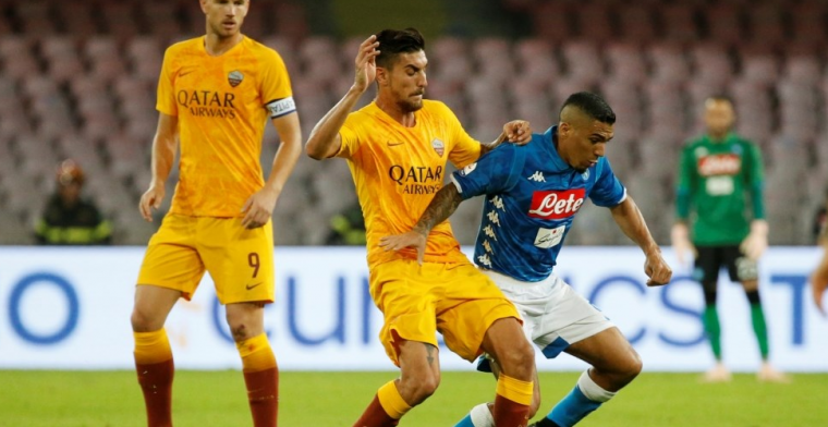 Napoli dankt invaller Mertens en speelt topper tegen AS Roma gelijk