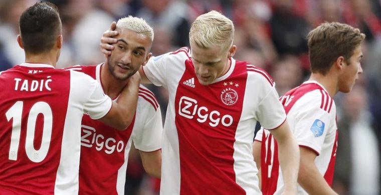 Vertrouwen bij Ajax ondanks afwezigheid Ziyech: 'Ik probeer belangrijk te zijn'