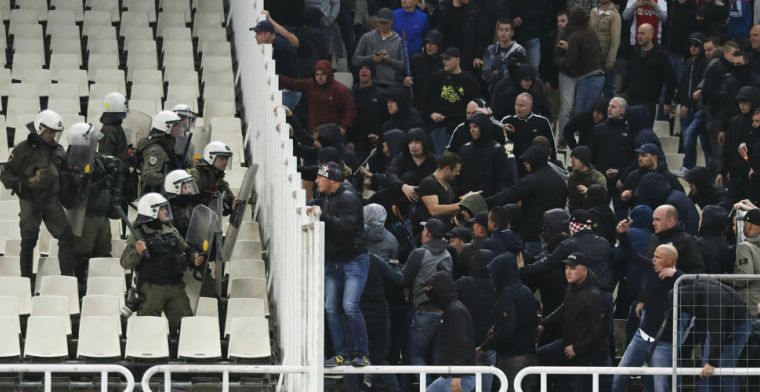 Griekse politie na rellen in Athene: 'Geen excessief geweld tegen Ajax-fans'