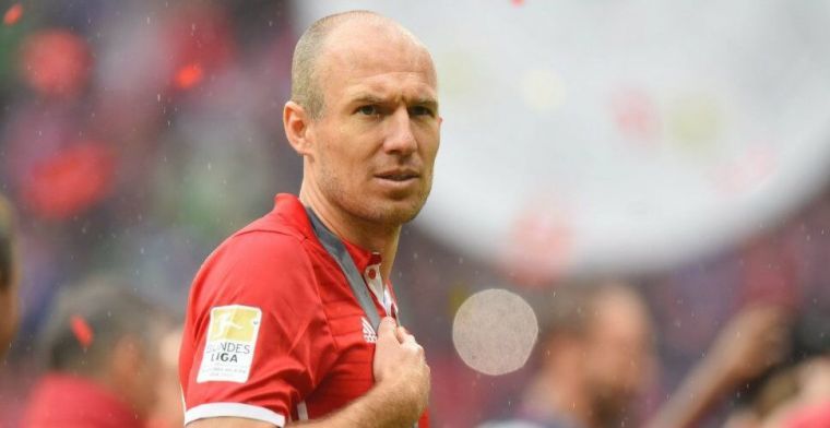 Robben staat voor vertrek bij Bayern: 'Hoogstwaarschijnlijk laatste seizoen'
