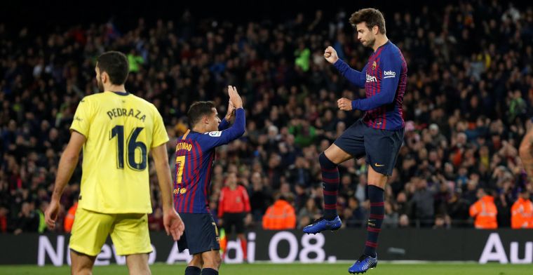 Piqué doet goal in Eindhoven dunnetjes over en helpt Barça aan moeizame zege