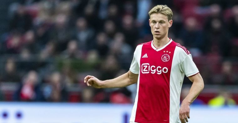 'Frenkie blijft gegarandeerd tot de zomer bij Ajax, ik kan verder niets zeggen'