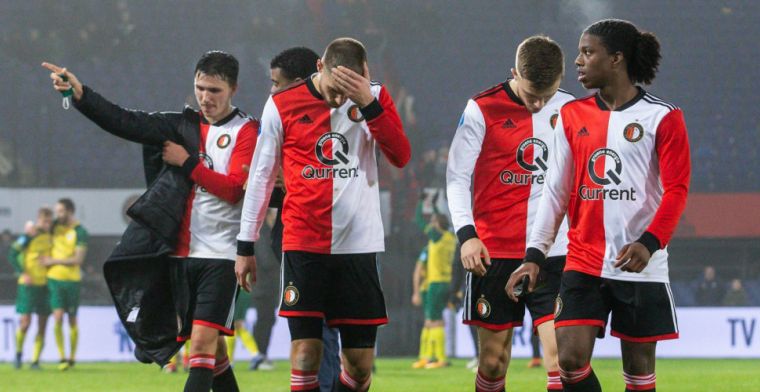 Zuur basisdebuut voor 'toptalent' Feyenoord: 'Door de rest in de steek gelaten'