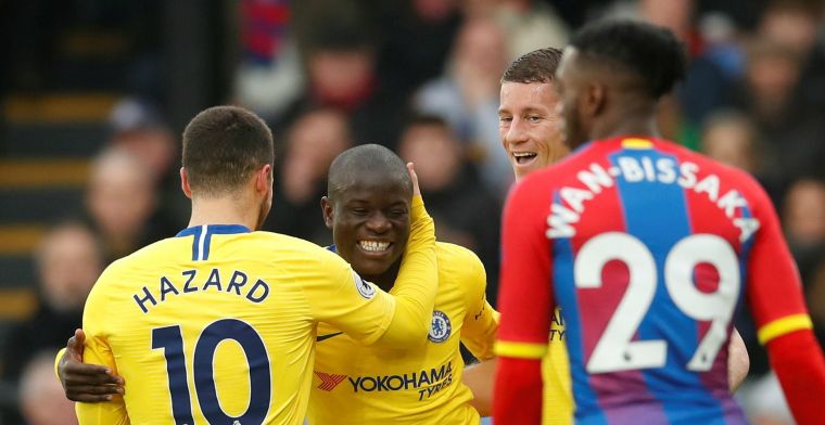 Chelsea wint door goudhaantje Kanté van stadgenoot en profiteert van nederlagen