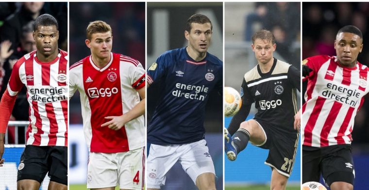 VoetbalPrimeur Elftal van de Eerste Seizoenshelft: Ajax-middenveld en PSV-aanval
