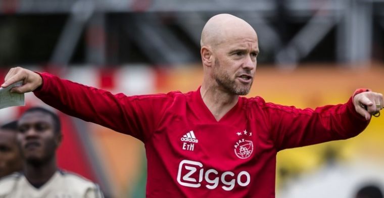 Ten Hag over mogelijk voordeel Ajax in titelstrijd: 'Zou best facet kunnen zijn'