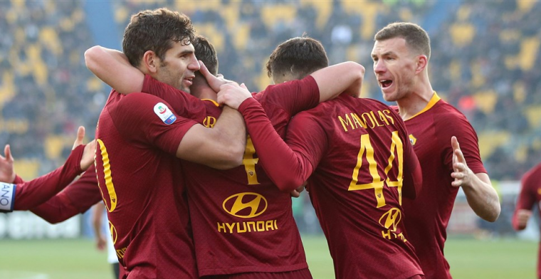 AS Roma moeiteloos naar volgende ronde: Kluivert en Karsdorp belangrijk