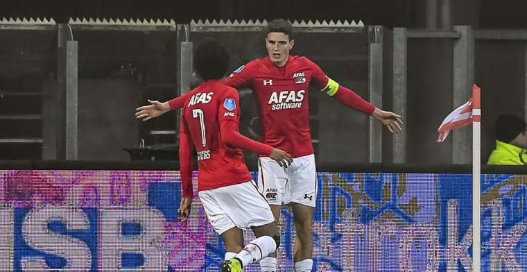 AZ verslaat inspiratieloos Vitesse en plaatst zich voor halve finale beker