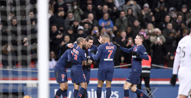 Paris Saint-Germain komt na rust los en wint dankzij Mbappé, Cavani en Di Maria
