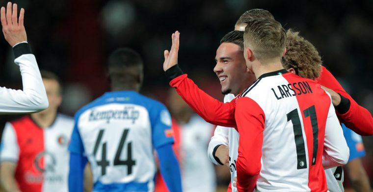 Feyenoord revancheert zich en heeft in de tweede helft geen kind aan De Graafschap