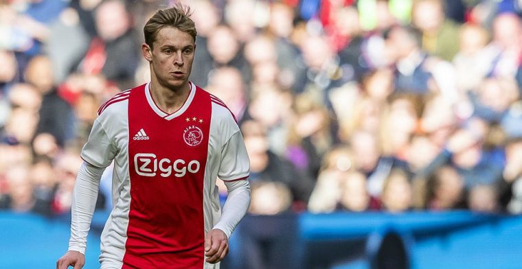 Frenkie de Jong springt in de bres voor Ajax-maatje: Dat vind ik zo'n onzin!