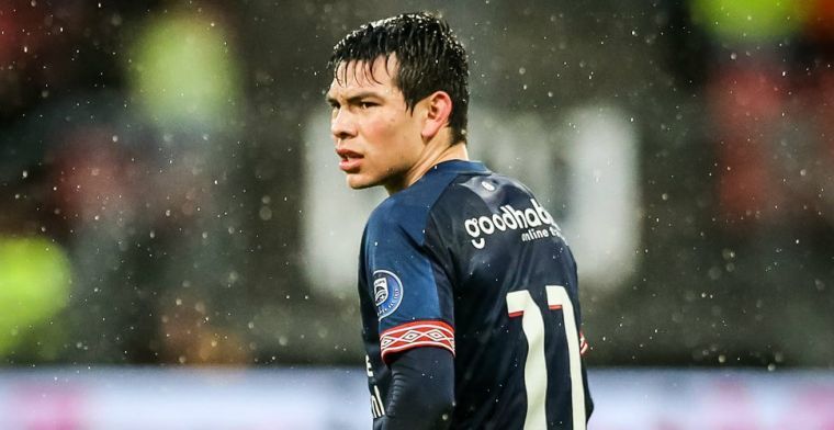 'Lozano straalt weinig plezier uit bij PSV en verzaakt in het teamgebeuren'
