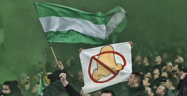Supportersvereniging Feyenoord reageert na ophef over spandoek: 'Verwerpelijk'