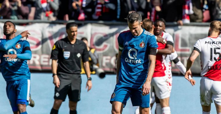 Feyenoord verliest in allerlaatste seconde van FC Utrecht en is plek drie kwijt