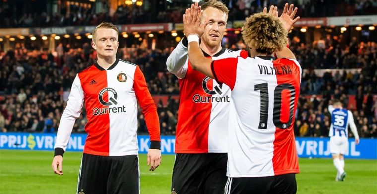 Feyenoord geeft Heerenveen ondanks twee afgekeurde treffers eenvoudig klop
