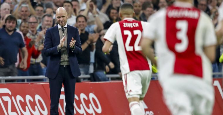 Ajax scoort vier keer en verslaat Vitesse ondanks kamikazewissel Ten Hag