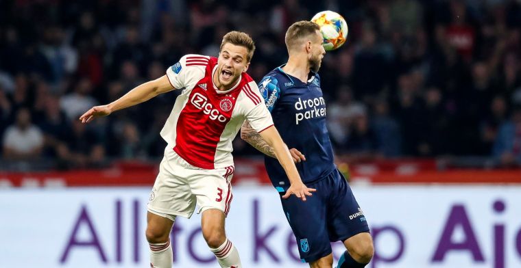 Veltman ziet Ajax-collega worstelen: 'Het komt er niet uit, het loopt niet'