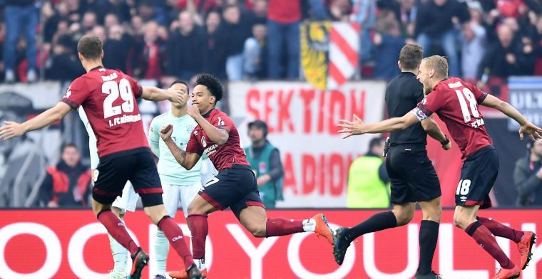 Bayern zwijnt en ontsnapt in Nürnberg aan nederlaag na gemiste strafschop