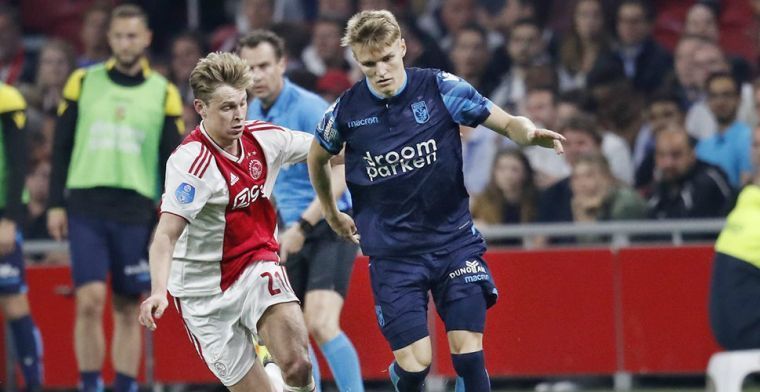 Telegraaf: Real Madrid en Ajax gaan praten over tweejarige uitleenbeurt Odegaard