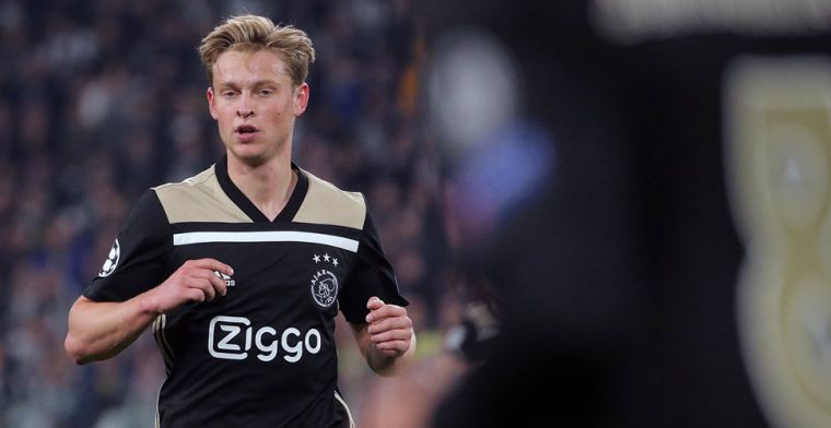 Frenkie de Jong blij: 'Prima, samen hebben we Ajax veel geld opgeleverd'