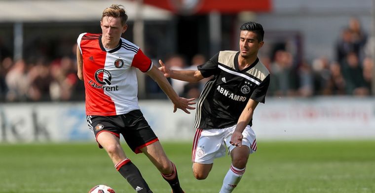 Feyenoord O19 deelt tik uit aan Ajax in mini-Klassieker en pakt koppositie