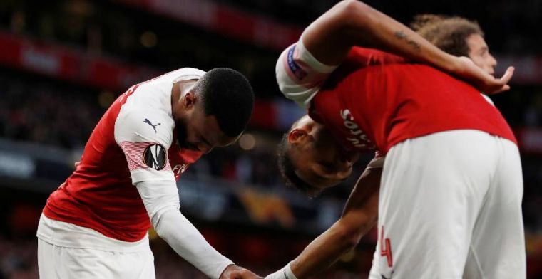 Koningskoppel Aubameyang-Lacazette zet Arsenal met een been in finale