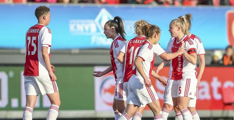 Ajax Vrouwen dompelt Zwolle in rouw en wint beker in absolute slotfase