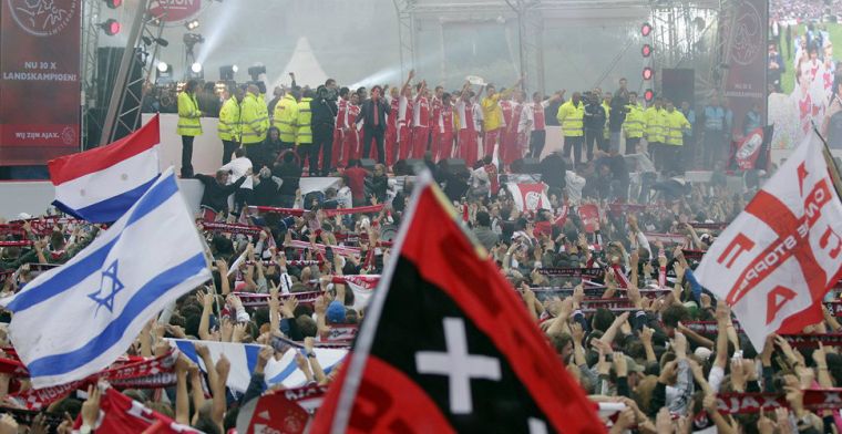 Huldiging Ajax bij landskampioenschap donderdagmiddag op Museumplein