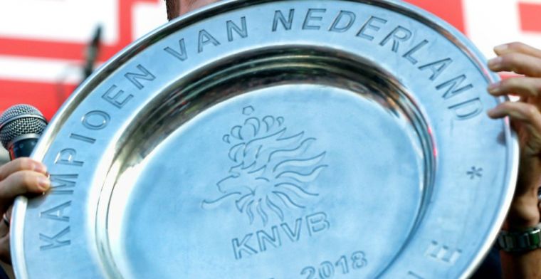 KNVB laat niets aan toeval over en reist met kampioensschaal naar Eindhoven